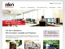 Tablet Screenshot of ako-kolb.de